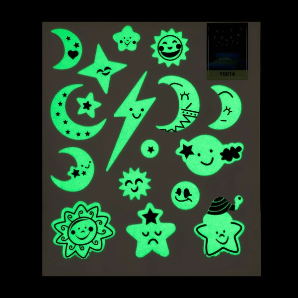 Bầu trời dạ quang dán tường