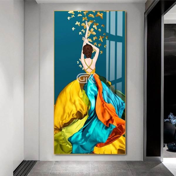 Tranh treo tường cô gái nghệ thuật 10