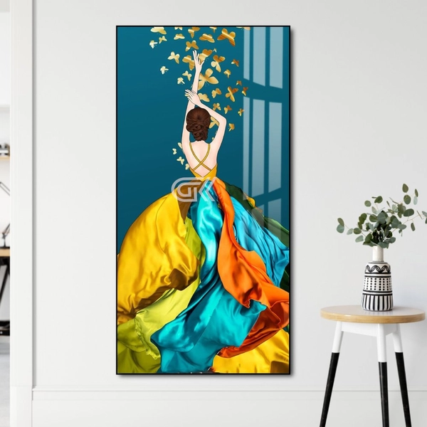 Tranh treo tường cô gái nghệ thuật 10