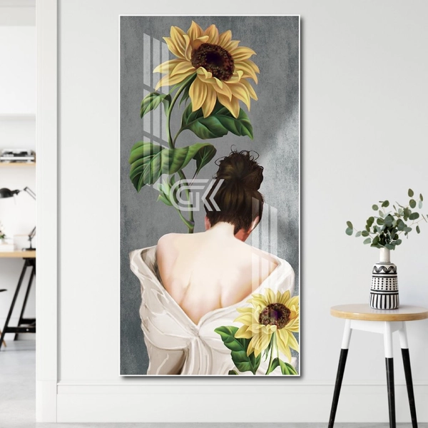 Tranh treo tường cô gái nghệ thuật 10