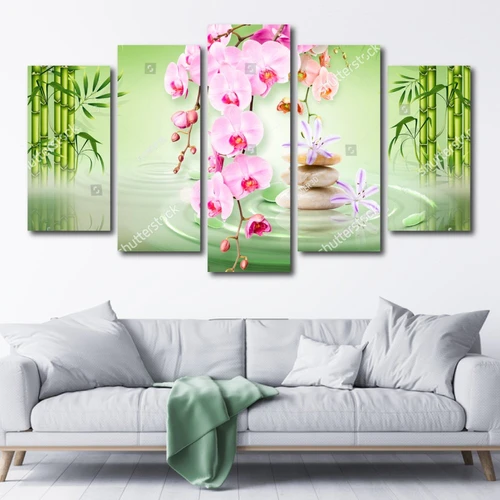 Tranh Treo Tường Spa Hoa Lan Hồng