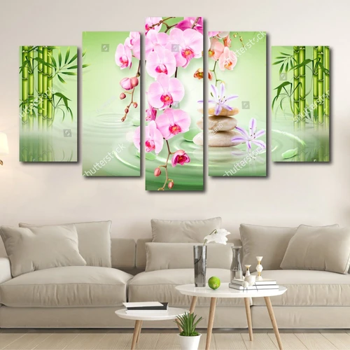 Tranh Treo Tường Spa Hoa Lan Hồng