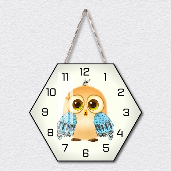 Tranh Đồng Hồ Chim Cú