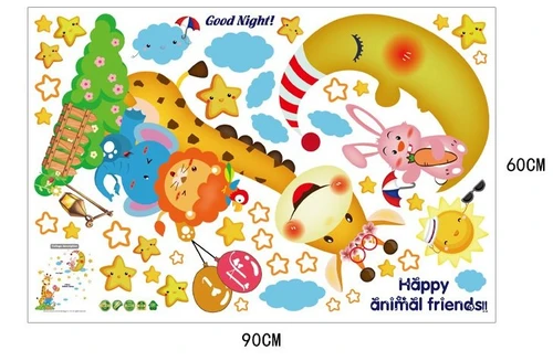 Happy animal friends