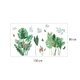 Decal dán tường bụi lá xanh