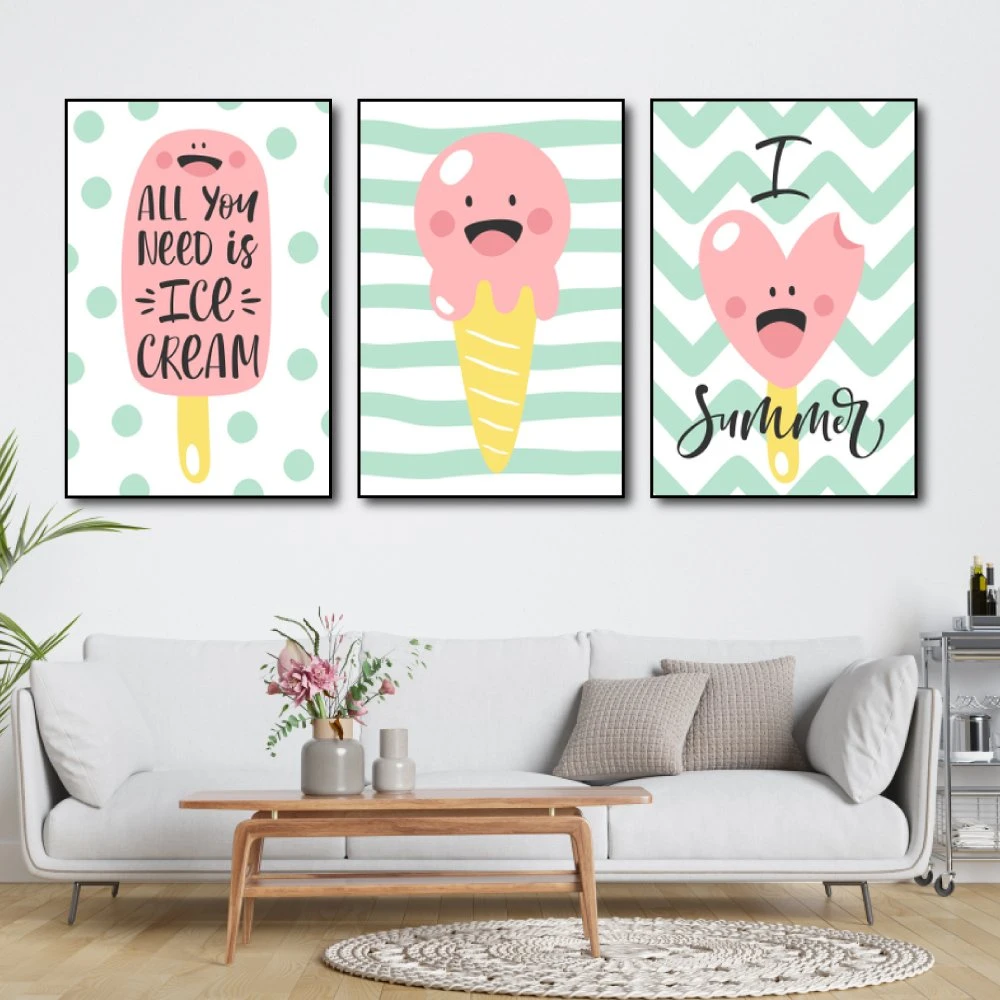 Tranh Treo Tường Ice Cream