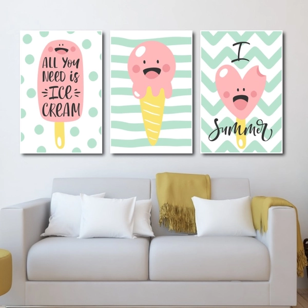 Tranh Treo Tường Ice Cream