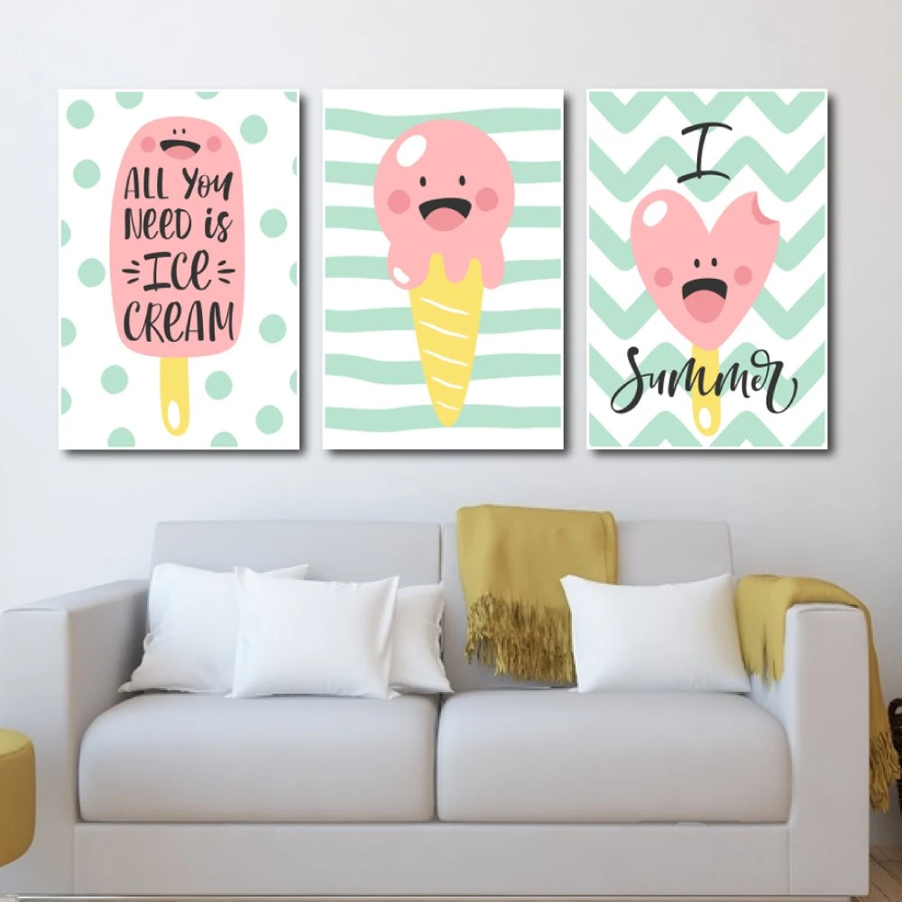 Tranh Treo Tường Ice Cream
