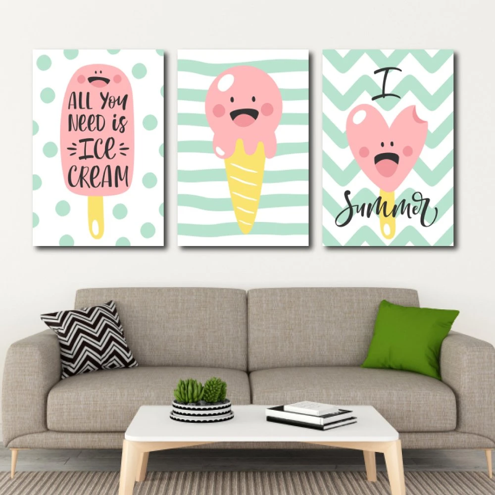 Tranh Treo Tường Ice Cream