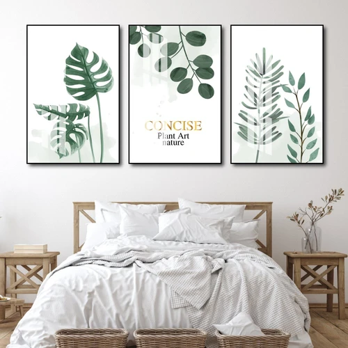 Tranh Treo Tường Lá Xanh Nghệ Thuật 11