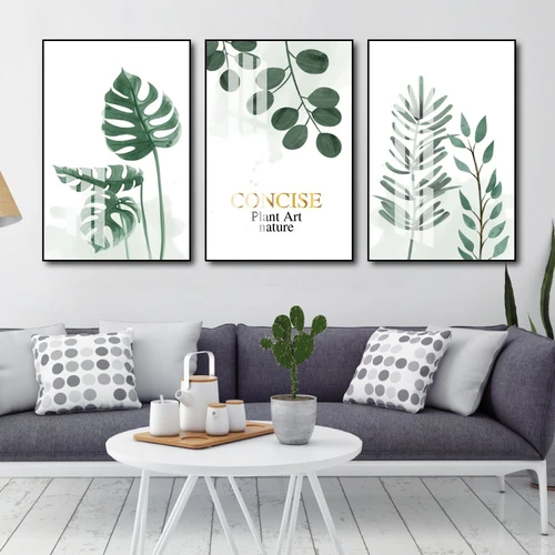 Tranh Treo Tường Lá Xanh Nghệ Thuật 11