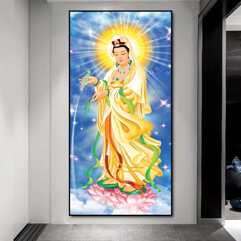 Tranh treo tường quan âm ban phước