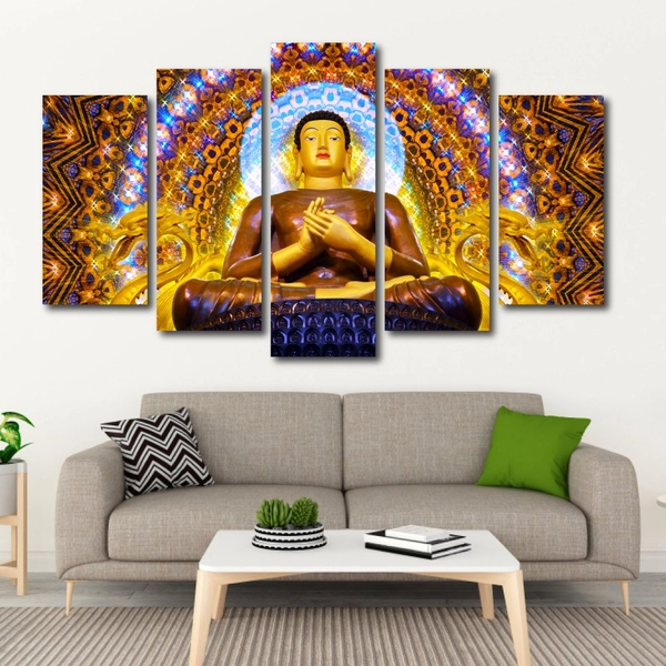 Tranh Đức Phật Thích Ca Tỏa Hào Quang