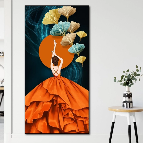 Tranh treo tường cô gái nghệ thuật 10