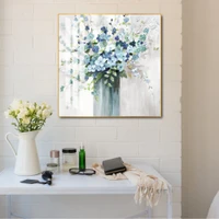 Tranh treo tường lọ hoa xanh