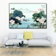 Tranh treo tường hồ sen hồng 2