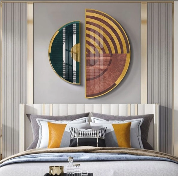 Tranh Bán Nguyệt Nghệ Thuật Trừu Tượng 10