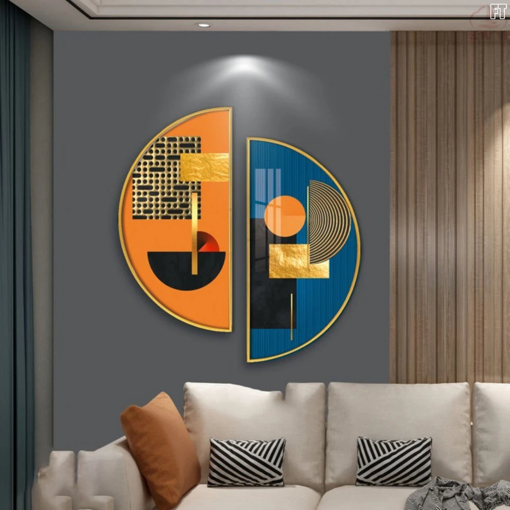 Tranh Bán Nguyệt Nghệ Thuật Trừu Tượng 25