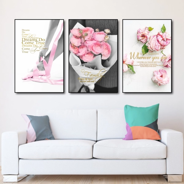 Tranh Treo Tường Hoa Hồng Khoe Sắc - Dream do come true