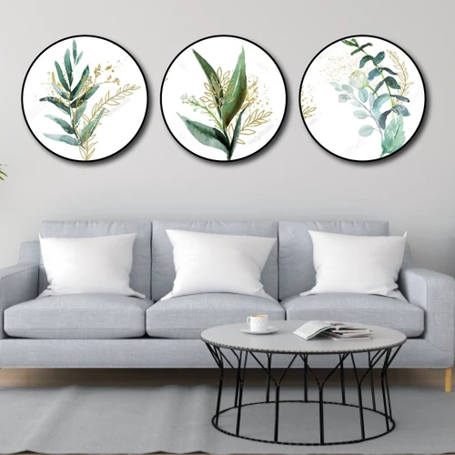 Tranh Treo Tường Lá Xanh Hiện Đại