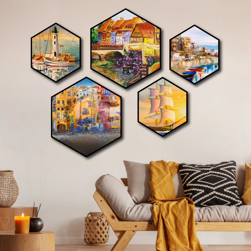 Tranh Treo Tường Thành Phố Sơn Dầu