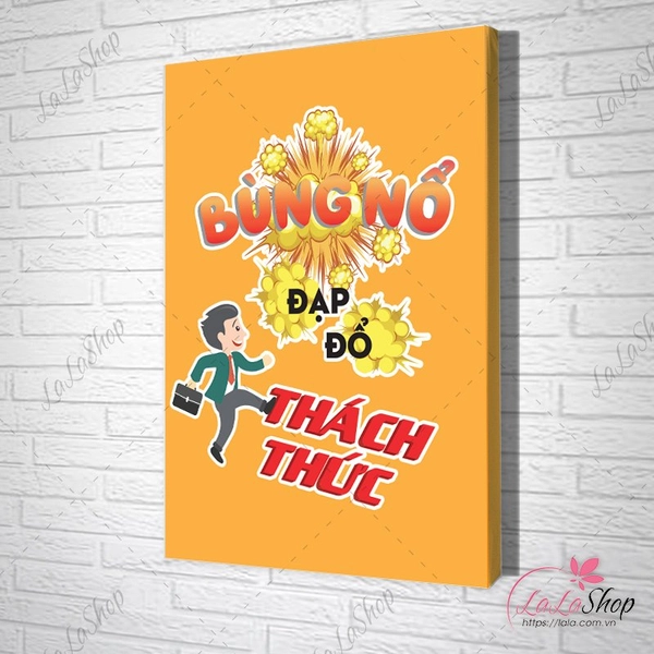 Tranh Văn Phòng Bùng Nổ Đạp Đổ Thách Thức