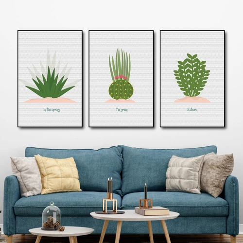 Tranh Treo Tường Xương Rồng