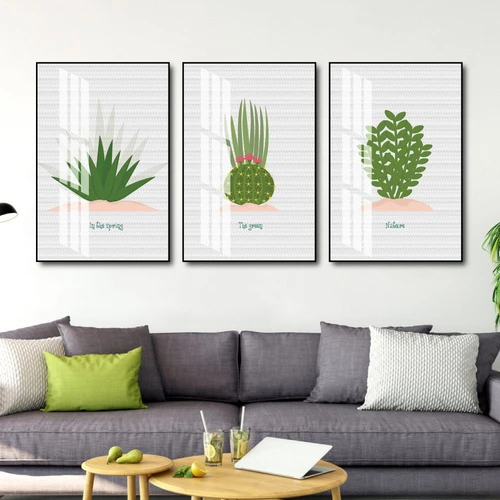 Tranh Treo Tường Xương Rồng