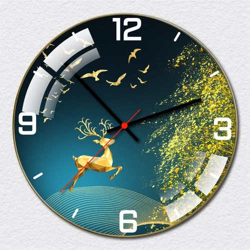 Đồng Hồ Vintage Hươu Vàng Nghệ Thuật 8