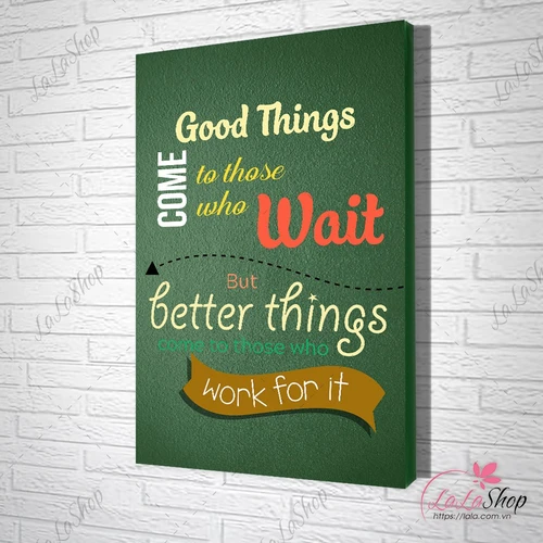 Tranh Văn Phòng Good Things