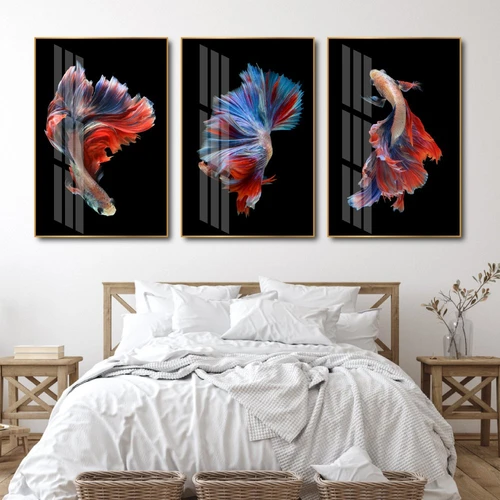 Tranh Treo Tường Cá Bơi Nghệ Thuật