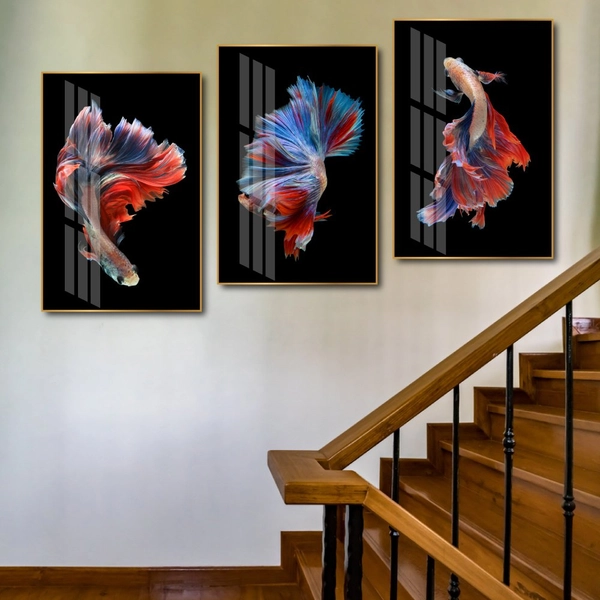 Tranh Treo Tường Cá Bơi Nghệ Thuật