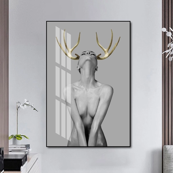 Tranh treo tường cô gái nghệ thuật 8