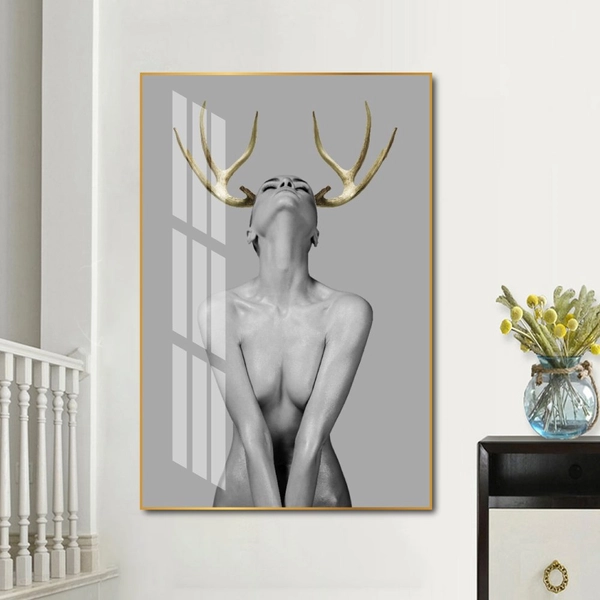 Tranh treo tường cô gái nghệ thuật 8