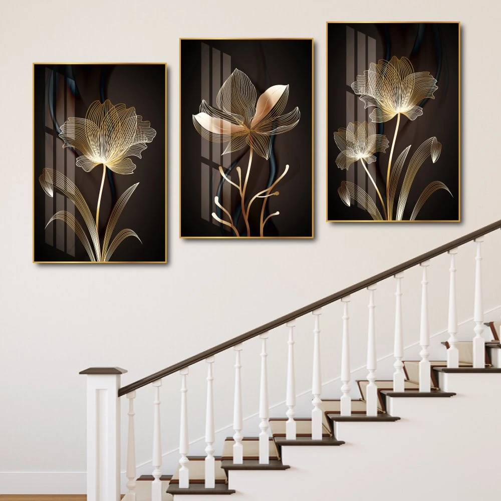 Tranh treo tường hoa vàng nghệ thuật