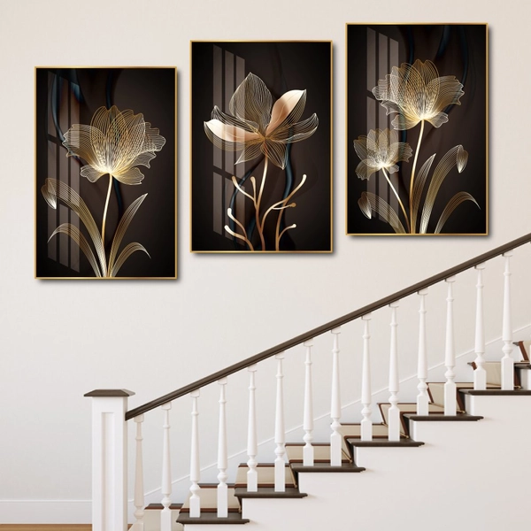 Tranh treo tường hoa vàng nghệ thuật