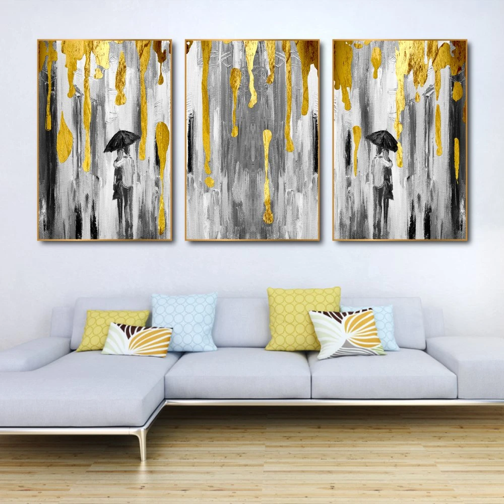 Tranh nghệ thuật trừu tượng cặp đôi