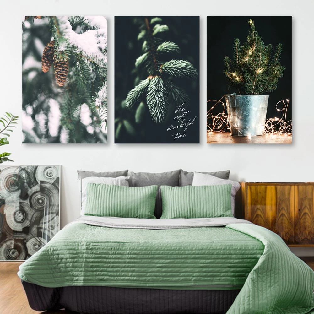 Tranh Treo Tường Cây Thông Ấm Áp