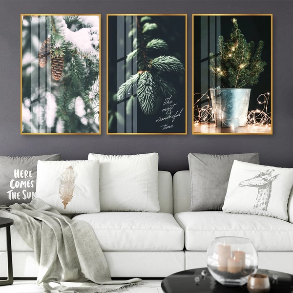 Tranh Treo Tường Cây Thông Ấm Áp