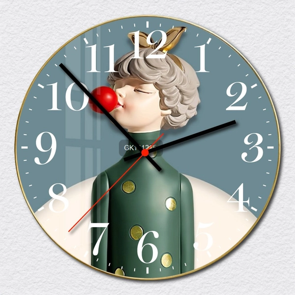 Đồng Hồ Vintage Cô Bé Nơ Vàng Và Áo Xanh