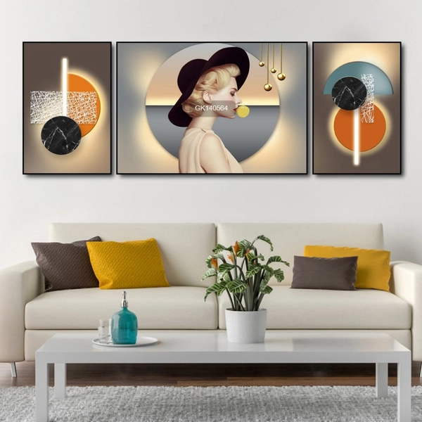 Tranh Treo Tường Cô Gái Và Chiếc Nón Nghệ Thuật