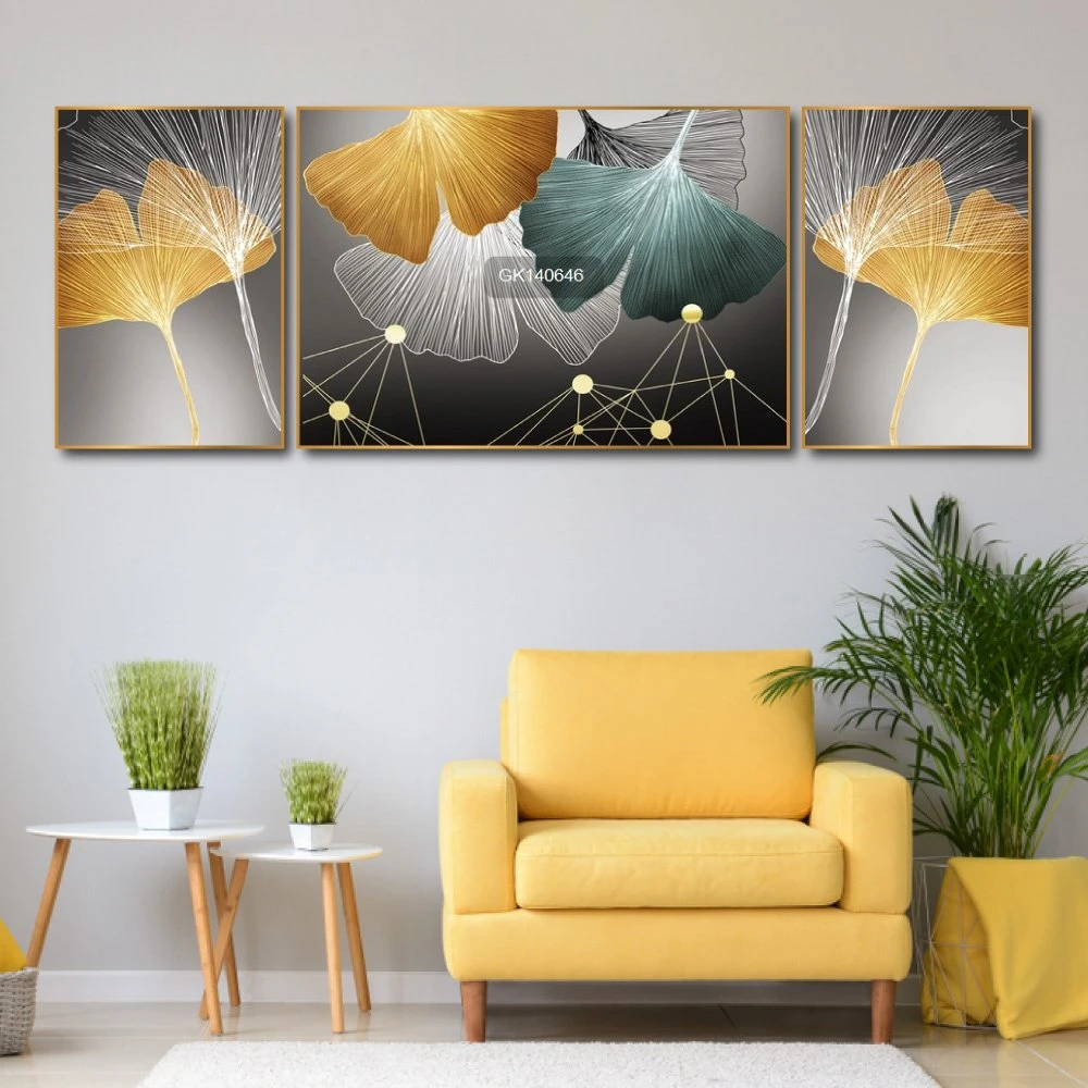 Tranh Treo Tường Lá Rẻ Quạt Nghệ Thuật