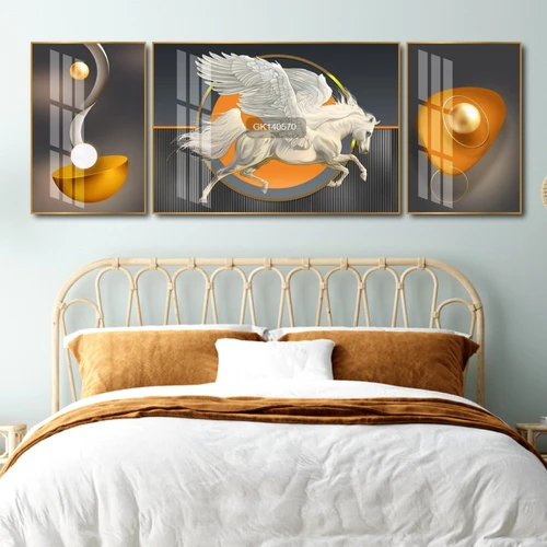 Tranh Treo Tường Nghệ Thuật Bạch Mã Thiên Sứ