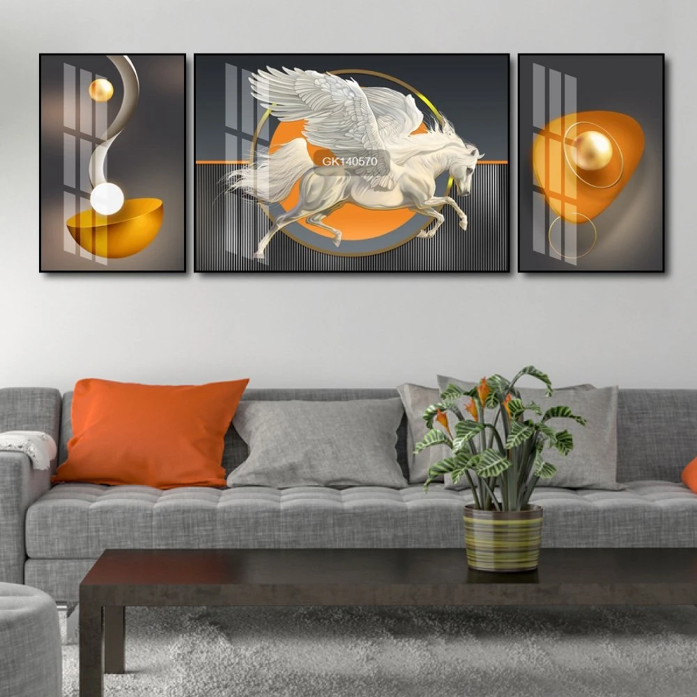 Tranh Treo Tường Nghệ Thuật Bạch Mã Thiên Sứ