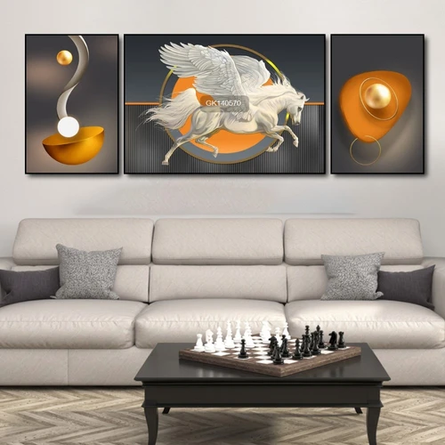 Tranh Treo Tường Nghệ Thuật Bạch Mã Thiên Sứ