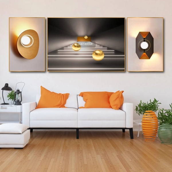 Tranh Treo Tường Nghệ Thuật Hình Học Trừu Tượng