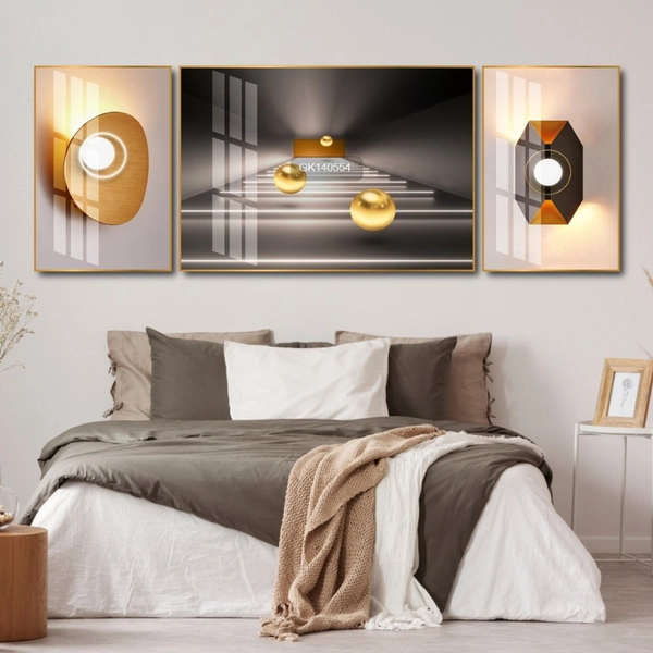 Tranh Treo Tường Nghệ Thuật Hình Học Trừu Tượng