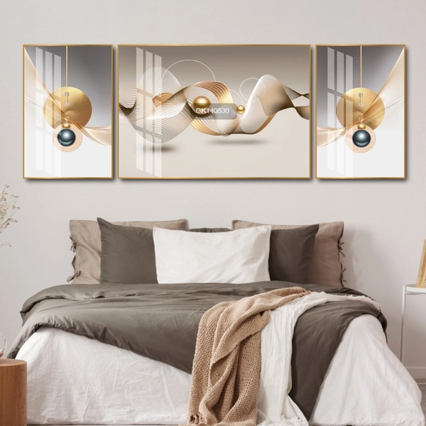 Tranh Treo Tường Nghệ Thuật Hình Học Trừu Tượng