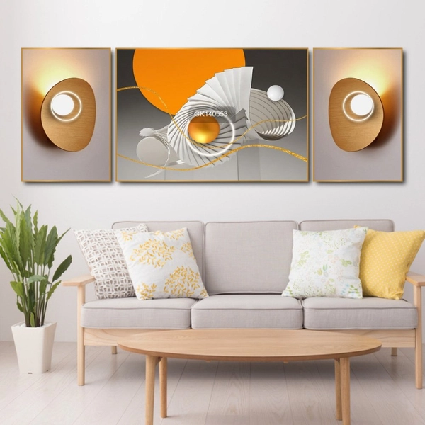 Tranh Treo Tường Nghệ Thuật Hình Học Trừu Tượng 3