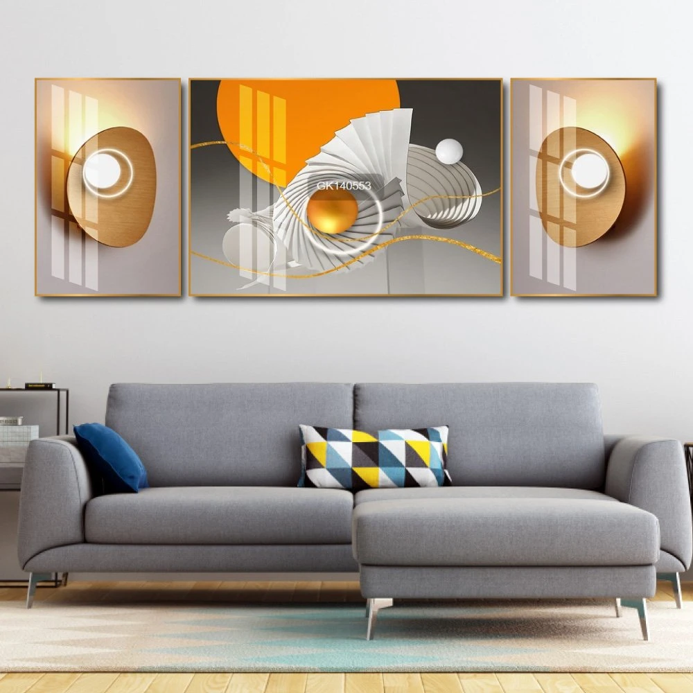 Tranh Treo Tường Nghệ Thuật Hình Học Trừu Tượng 3